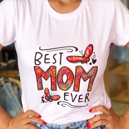 Camiseta Básica Best Mom Ever