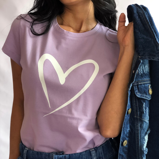 Camisetas corazón lapiz