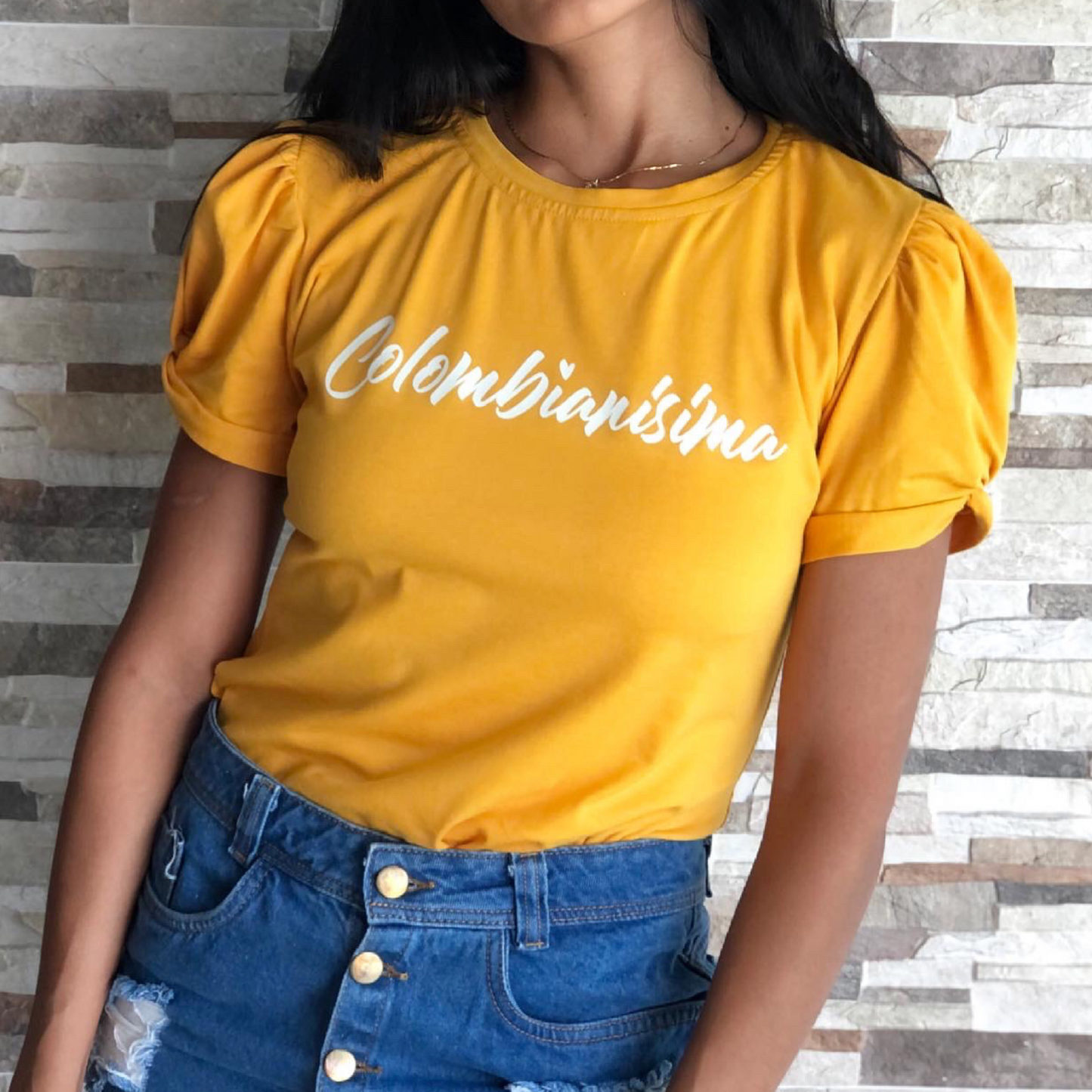 Blusa manga nudo Colombianísima