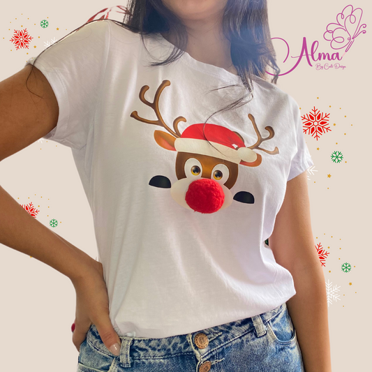 Camiseta rodolfo navidad