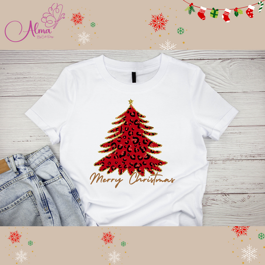 Camiseta arbol navidad