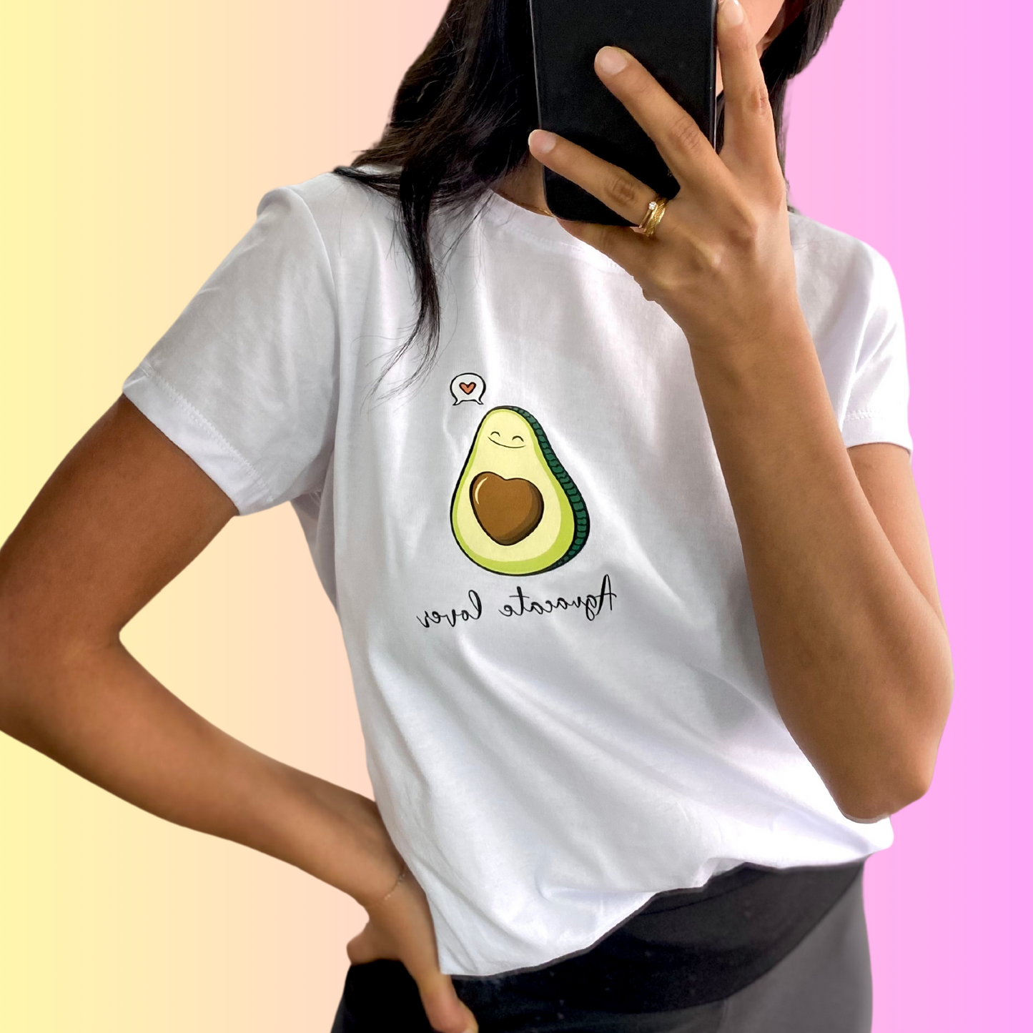 Camiseta  Aguacate Lover bolsillo