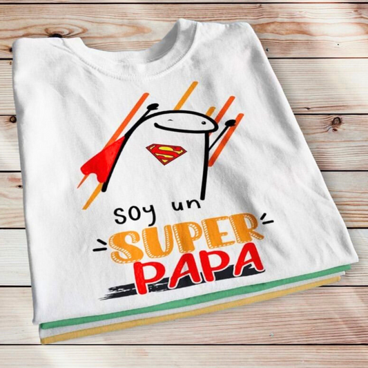 Camiseta día del padre Soy un super papá