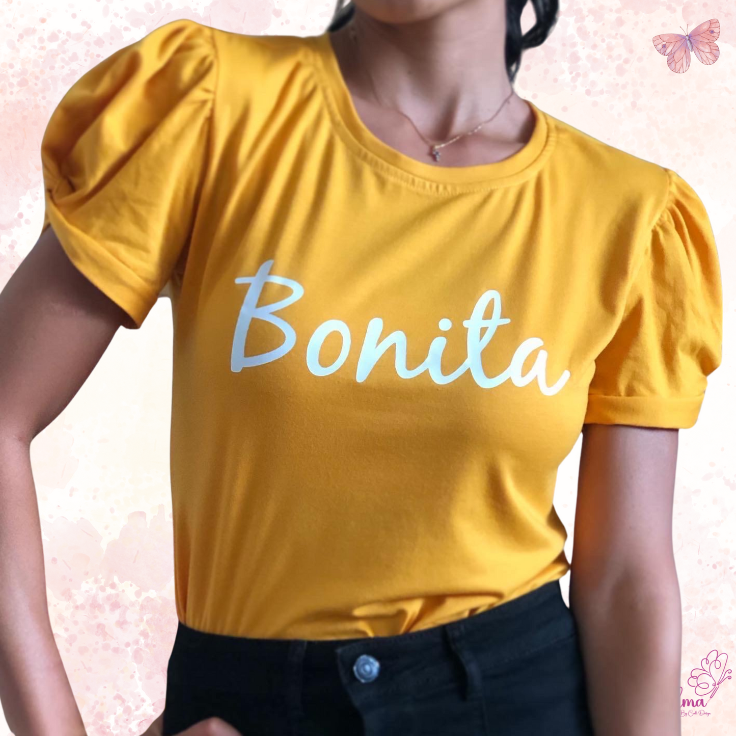 Blusa bonita manga nudo