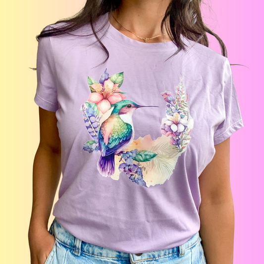 Camiseta colibrí