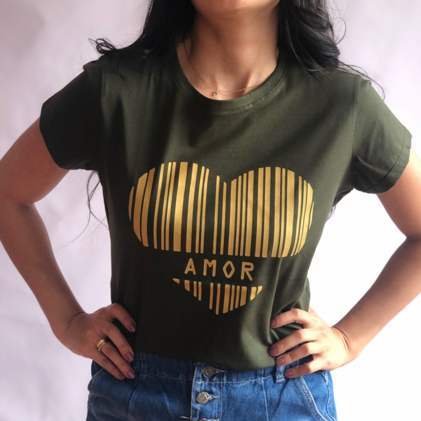 Camiseta código amor