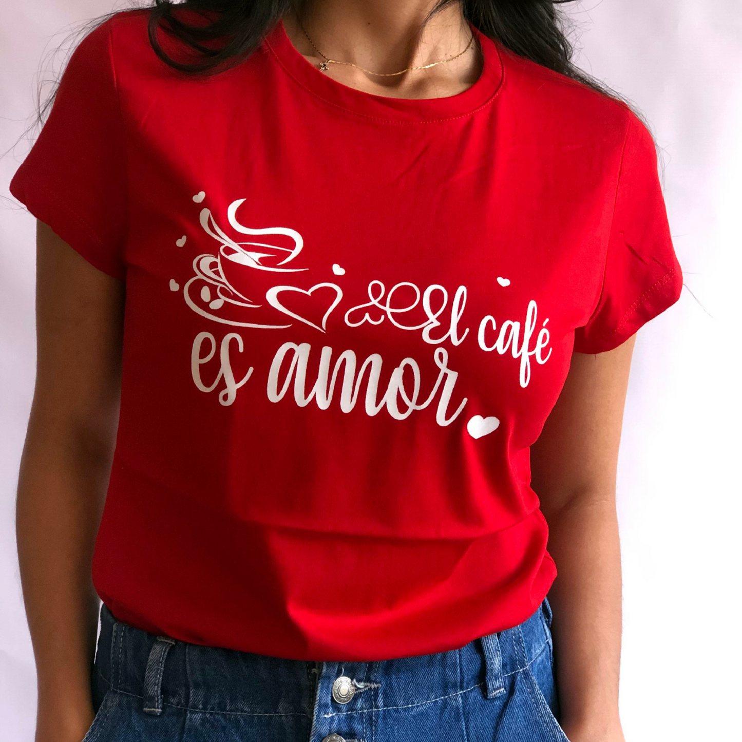 Camiseta el café es amor