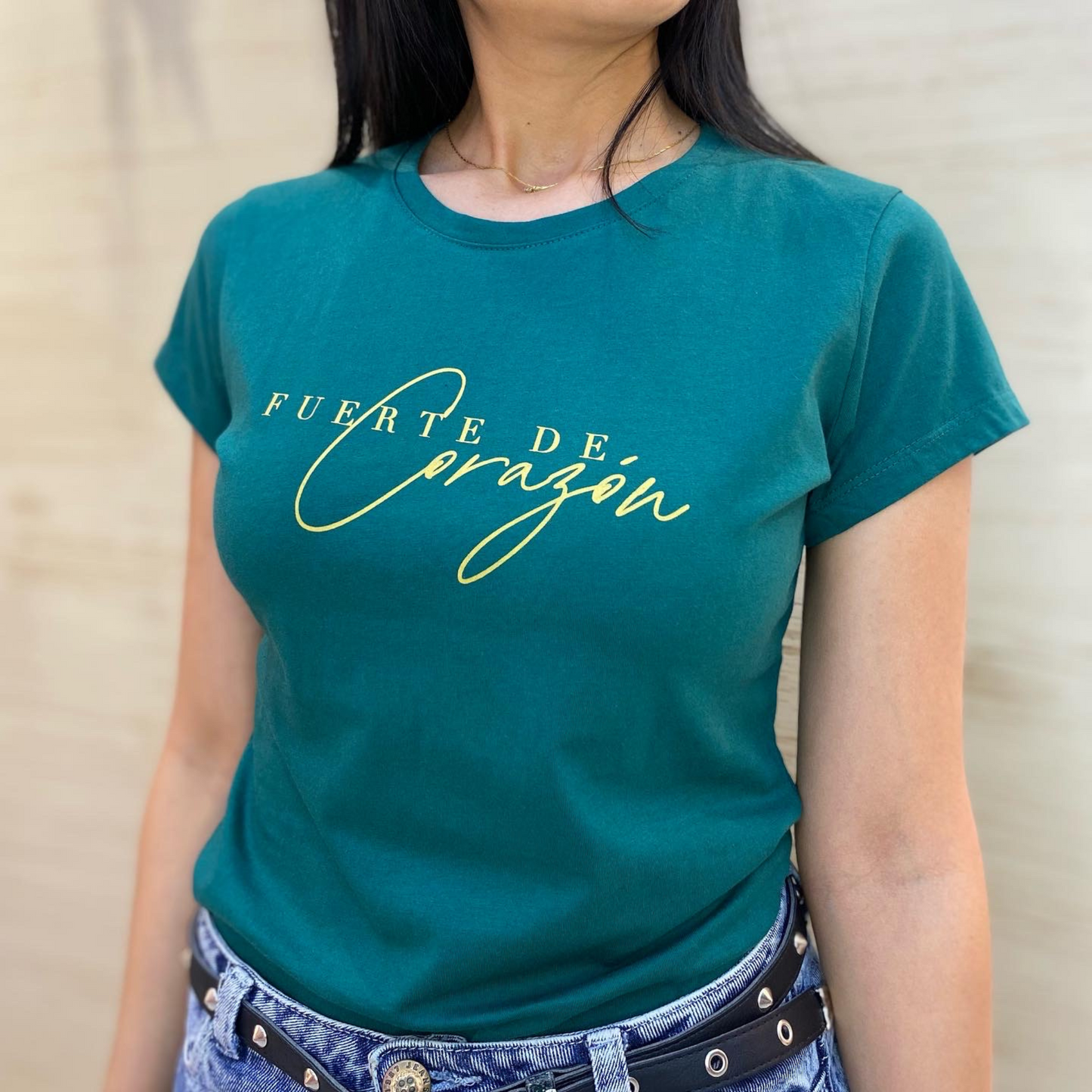 Camiseta fuerte de corazón