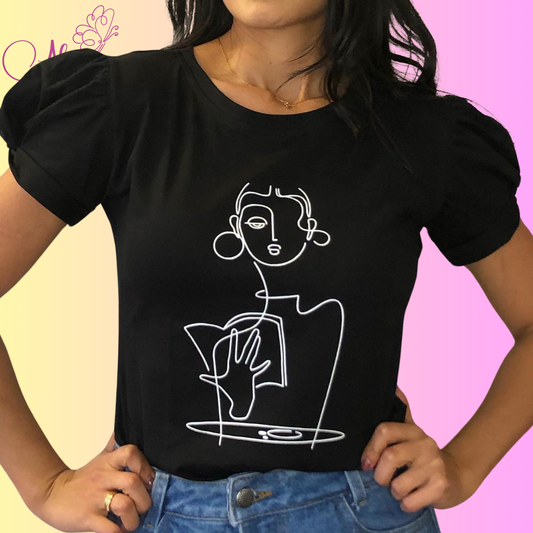 Blusa mujer minimalista