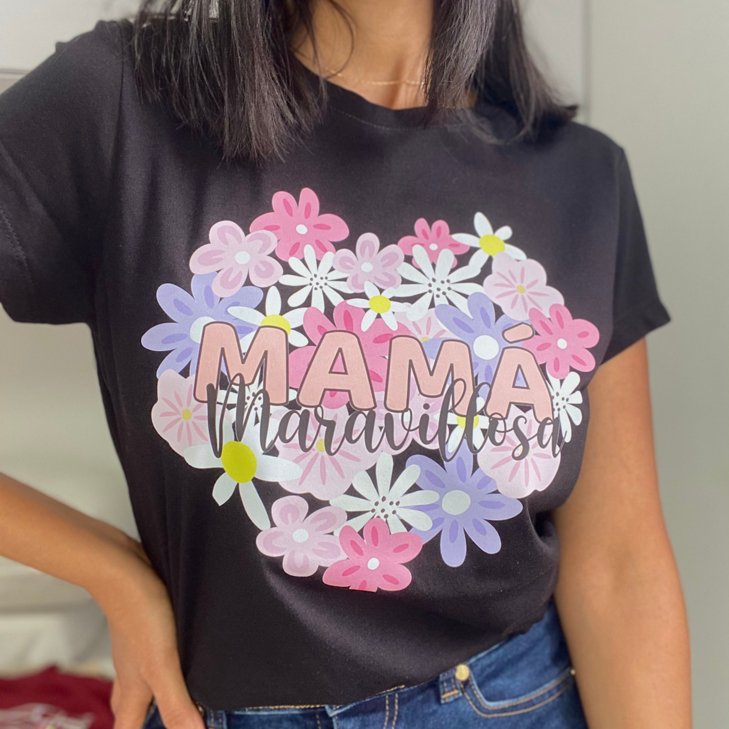 Camiseta mamá maravillosa