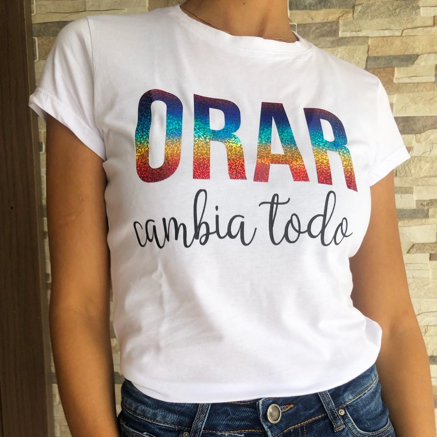 Camiseta orar cambia todo